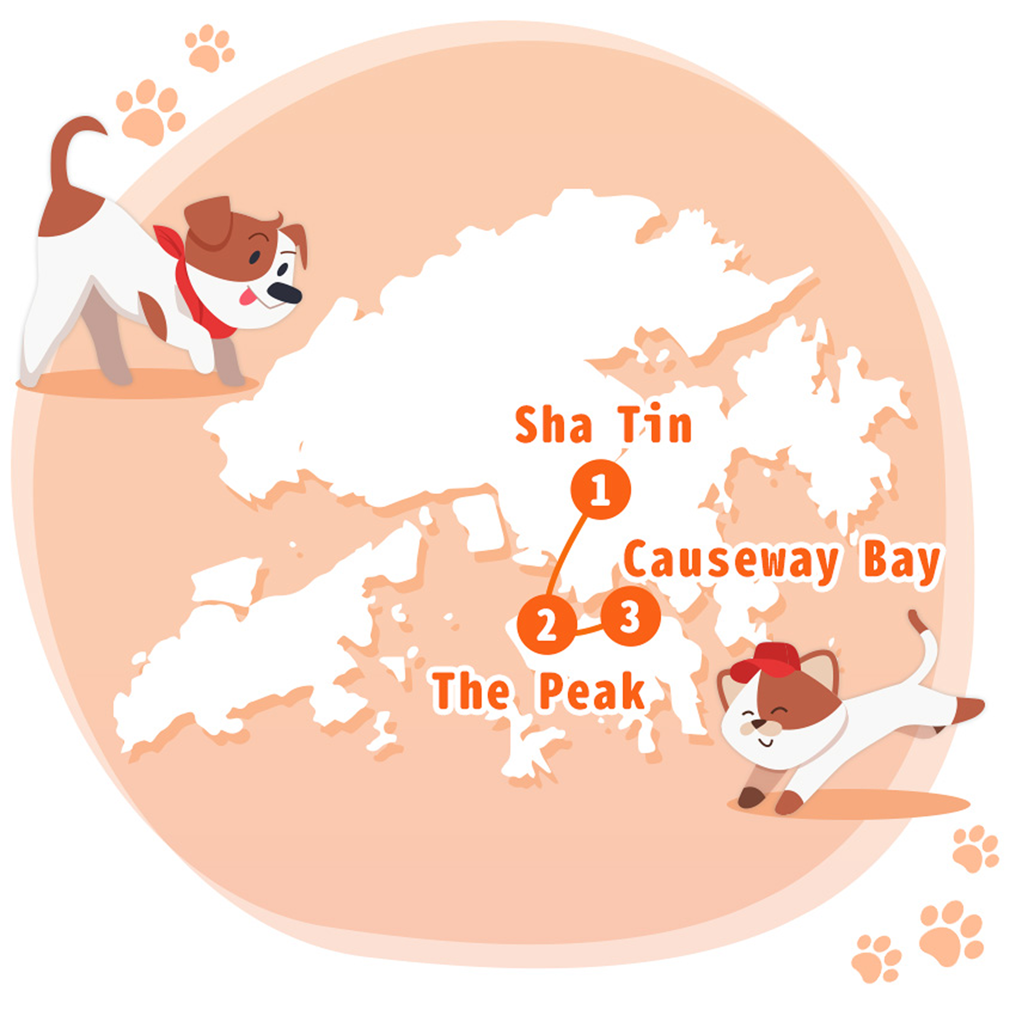 Pet Location Map