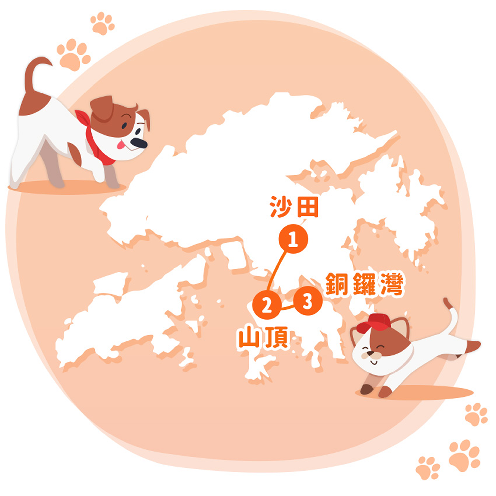 Pet Location Map