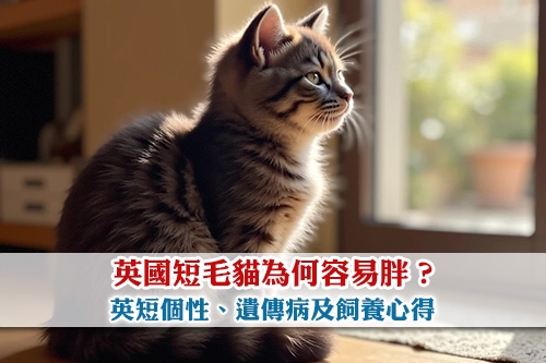 圖片 【英國短毛貓】英短為何容易胖？個性、遺傳病及飼養心得