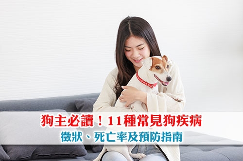 圖片 【狗主必讀】11種常見狗疾病 徵狀、死亡率及預防指南