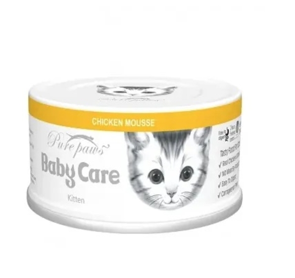 Picture of Purepaws Chicken mousse for kitten 80g