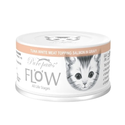 Picture of Purepaws Tuna White Meat Topping Salmon 80g
