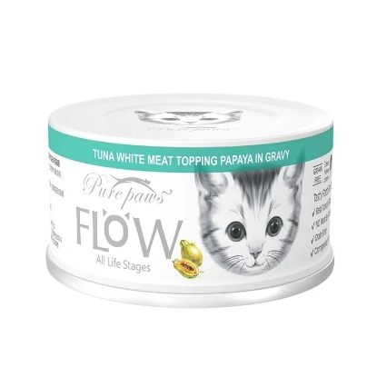 Picture of Purepaws Tuna White Meat Topping Papaya 80g