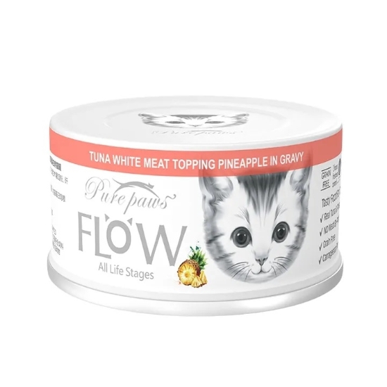 Picture of Purepaws Tuna White Meat Topping Pineapple 80g