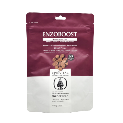 圖片 KIWIVITAL EnzoBoost 寵物專用松樹醇腦神經醫學級配方