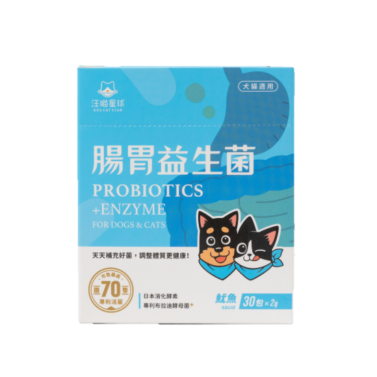 Picture of Dog Cat Star Original Skin Probiotics Supplement for Dogs & Cats - Squid Formula 2g x 30 sachets