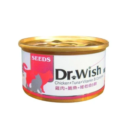 圖片 Dr Wish 營養慕絲 雞肉+鮪魚+維他命B群 #貓罐頭 dw03 