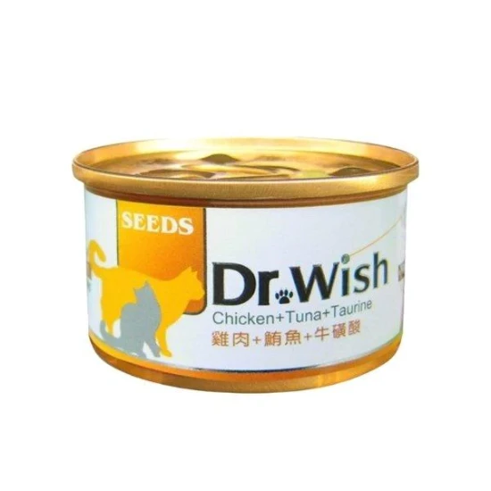 圖片 Dr Wish 雞肉+鮪魚+牛黃酸 #貓罐頭 dw01 