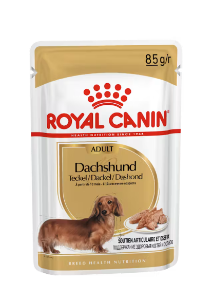 圖片 (85g x 12)Royal Canin  BHN 臘腸狗成犬專屬主食濕糧（肉塊）