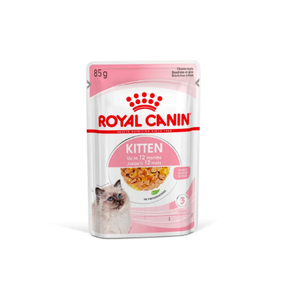 圖片 (85g x 12) Royal Canin 幼貓營養主食濕糧（啫喱）