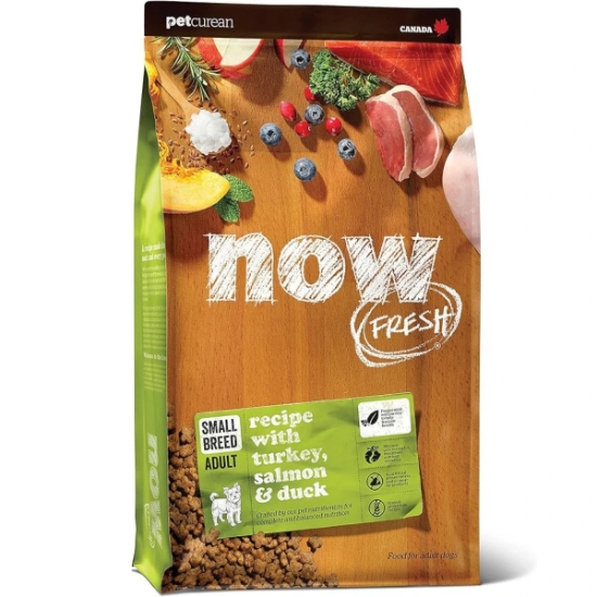 Picture of Now Fresh 12lb Grain Free Adult Small Breed Dog Food - Turkey, Salmon & Duck