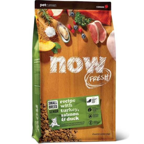 Picture of Now Fresh 12lb Grain Free Senior Small Breed Dog Food - Turkey, Salmon & Duck