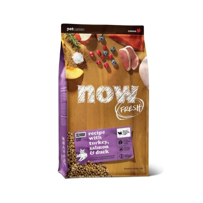 Picture of Now Fresh Grain Free Senior Cat Food - Turkey, Salmon & Duck 3lb
