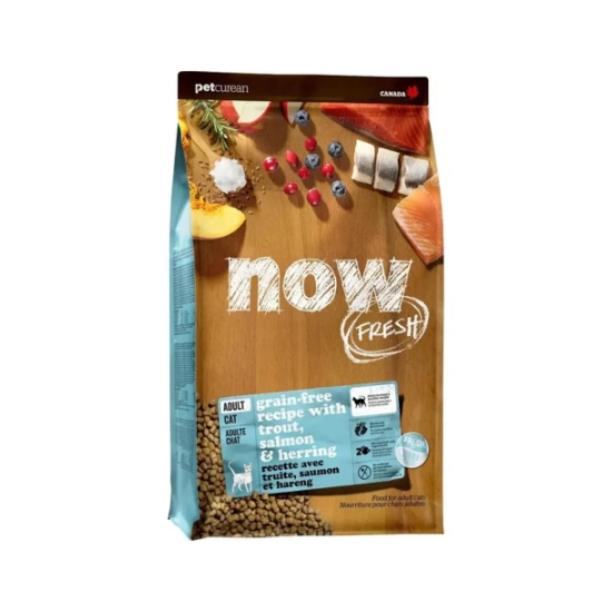 Picture of Now Fresh 3lb Grain Free Fish Recipe Adult Cat Food - Trout, Salmon & Herring