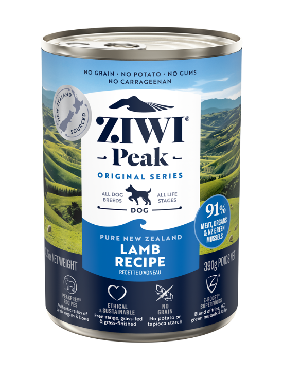 Picture of Ziwipeak 390g Wet Lamb Recipe for Dogs Wet Dog Food