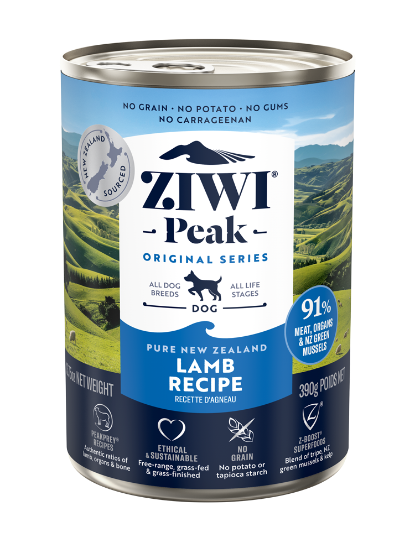 Picture of Ziwipeak (390gx6) Wet Lamb Recipe for Dogs Wet Dog Food