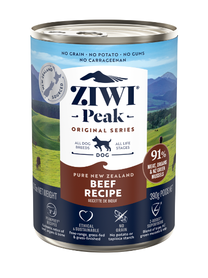 Picture of Ziwipeak (390gx6)Wet Beef Recipe for Dogs Wet Dog Food
