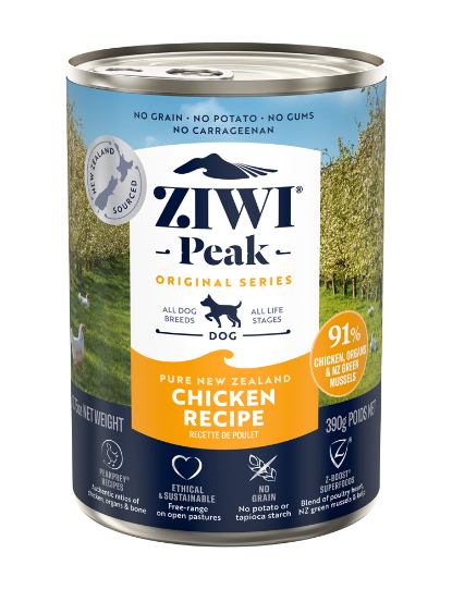 Picture of Ziwipeak (390gx6) Wet Free-Range Chicken Recipe for Dogs Wet Dog Food