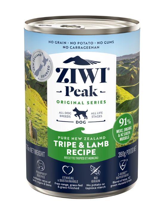 Picture of Ziwipeak (390gx6) Wet Tripe & Lamb Recipe for Dogs Wet Dog Food 