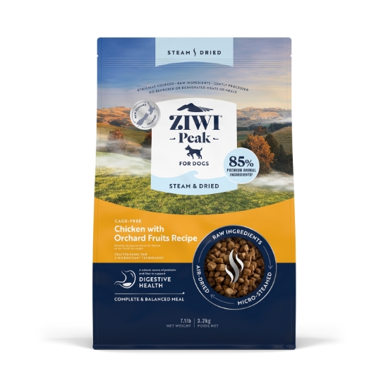 Picture of Ziwipeak 800g Chicken with Orchard Fruits Recipe Dog Food Steam Dried  