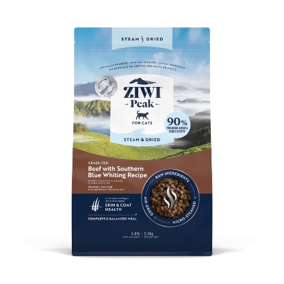 Picture of Ziwipeak 800g Beef with Southern Blue Whiting Recipe Cat Food Steam Dried 