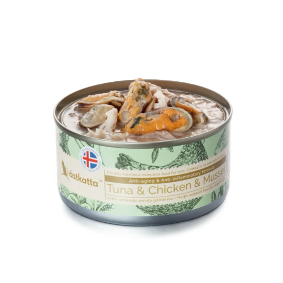 Picture of Astkatta (80g X 6) Tuna & Chicken & Mussel