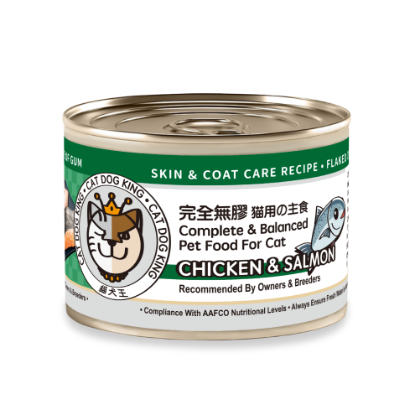 圖片 貓犬王 美毛護膚餐單 - 三文魚及雞肉配上湯