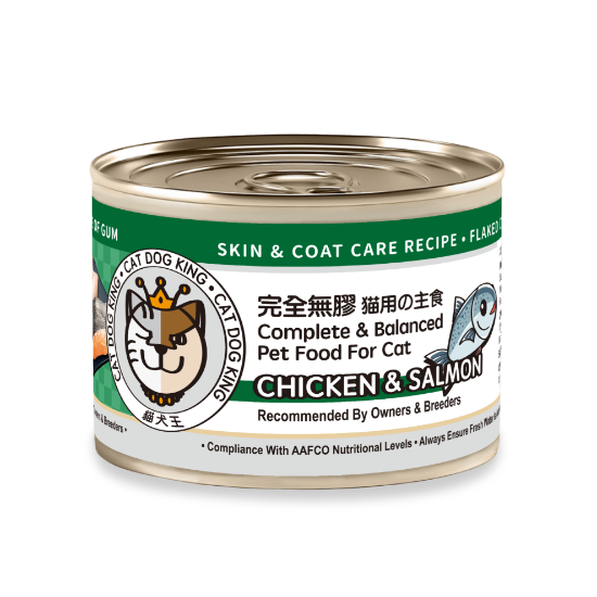 Picture of Cat Dog King Skin & Coat Care Recipe - Chicken & Salmon 170g