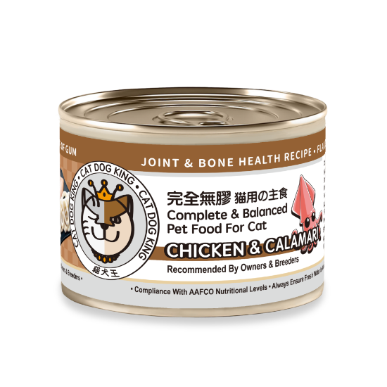 圖片 貓犬王 骨骼強健餐單 - 魷魚及雞肉配上湯