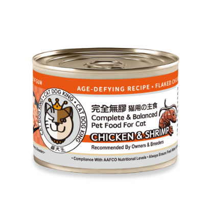圖片 貓犬王 抗衰老餐單 - 鮮蝦及雞肉配上湯