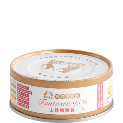 圖片 超越汪喵 貓貓主食罐 - 山野鵪鶉 80g