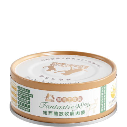 圖片 超越汪喵 貓貓主食罐 - 紐西蘭放牧鹿肉 80g x 6