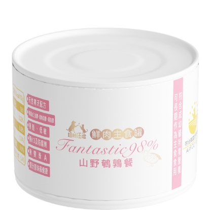 圖片 超越汪喵 貓貓主食罐 - 山野鵪鶉 165g x 12