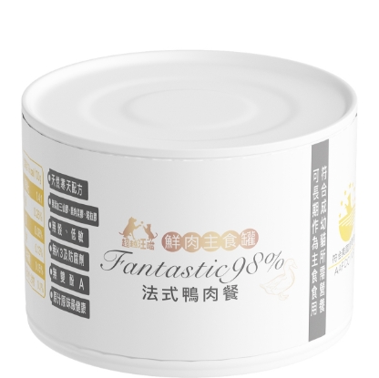 圖片 超越汪喵 貓貓主食罐 - 法式鴨肉 165g x 12