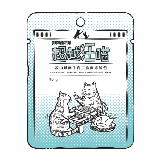 Picture of 40g Chicken and Beef Shredded Meat Meal