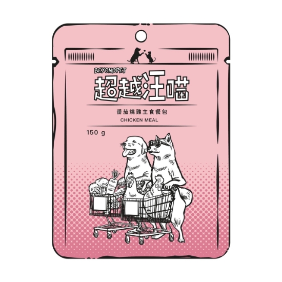 圖片 (150g x12) 狗狗主食餐包 - 蕃茄燒雞