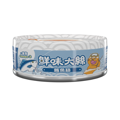 (80g x6) 肉球世界鮮味大絲 鮪魚絲 (貓食用)