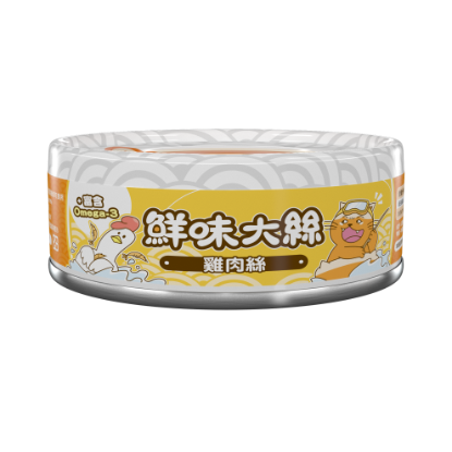 圖片 肉球世界 鮮味大絲 雞肉絲 (貓食用) 80g x 12