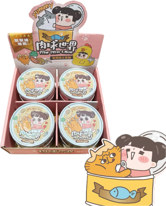 Picture of CHUCHUMEI - 80g x 8 Assorted Set (Cat)