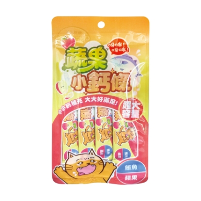 圖片 肉球世界 蔬果小鈣條 鮪魚X蘋果 (貓狗食用) 17g