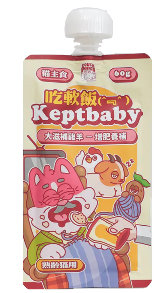 圖片  陪心  大滋補雞羊(熟齡貓用) 吃軟飯 貓用主食餐包 沙發馬鈴薯 