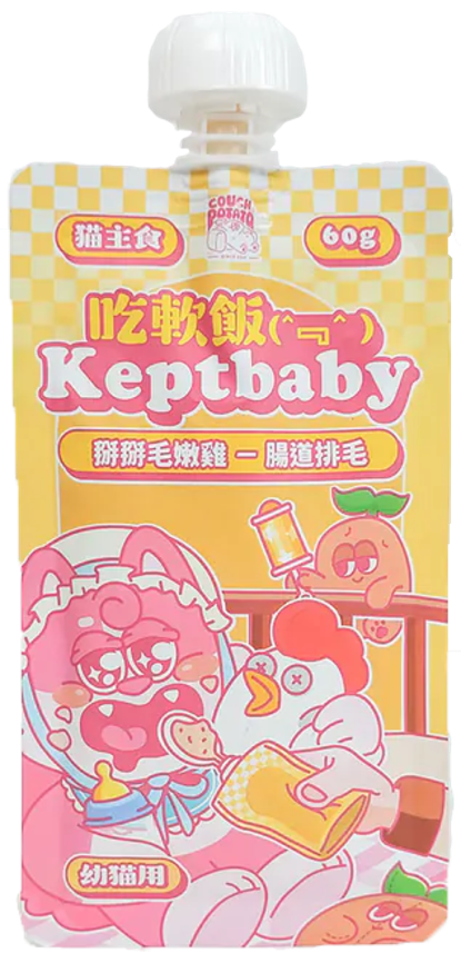 Picture of Taimeow 掰掰毛嫩雞(幼貓用) 沙發馬鈴薯|吃軟飯 Keptbaby 貓用主食餐包