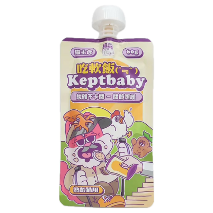 Picture of Taimeow 魷雞不卡關 (熟齡貓用) 吃軟飯 貓用主食餐包 沙發馬鈴薯