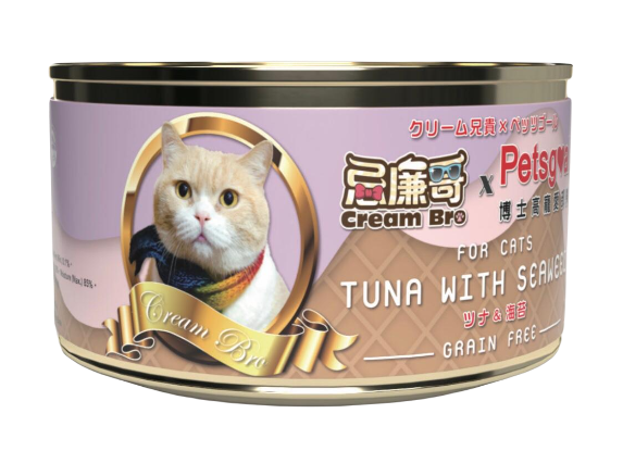 圖片 忌廉哥x博士高 無穀物貓罐頭（吞拿魚×紫菜） 80g x 12