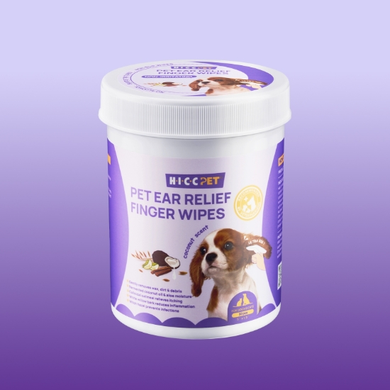 Picture of Pet Ear Relief Finger Wipes (Coconut) 50pcs
