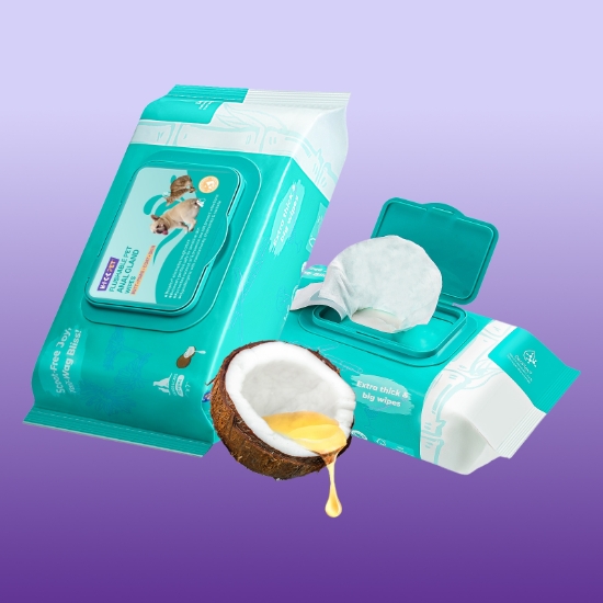 Picture of Flushable Pet Anal Gland Wipes (Coconut) 100pcs
