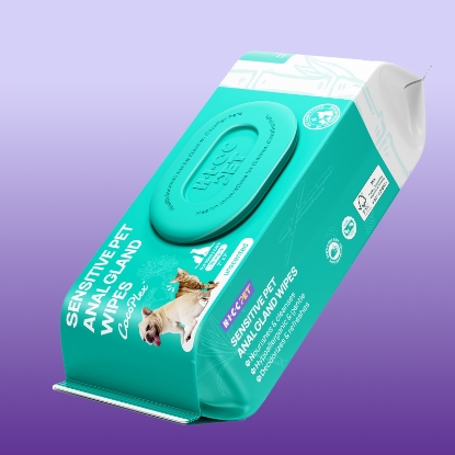 Picture of HICC PET Sensitive pet anal gland wipes (Unscented) 100pcs