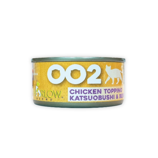 Picture of 80g Chicken Topping Katsuobushi & Berries Canned Food for Cats (OO2)