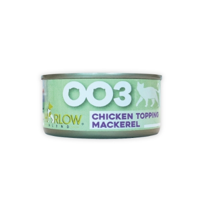 Picture of Harlow Blend Chicken Topping Mackerel Canned Food for Cats (OO3) (80g x6)