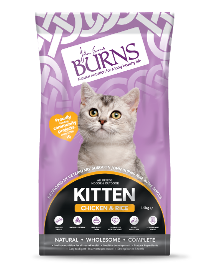 圖片 Burns 幼貓 - 雞肉成長配方 300g